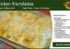 Chicken Enchiladas With Homemade Green Sauce Recipe Card