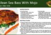Chilean Sea Bass With Mojo