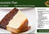 Chocolate Flan ~ Flan de Chocolate Recipe Card