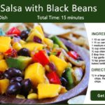 Mango Salsa with Black Beans Recipe Card