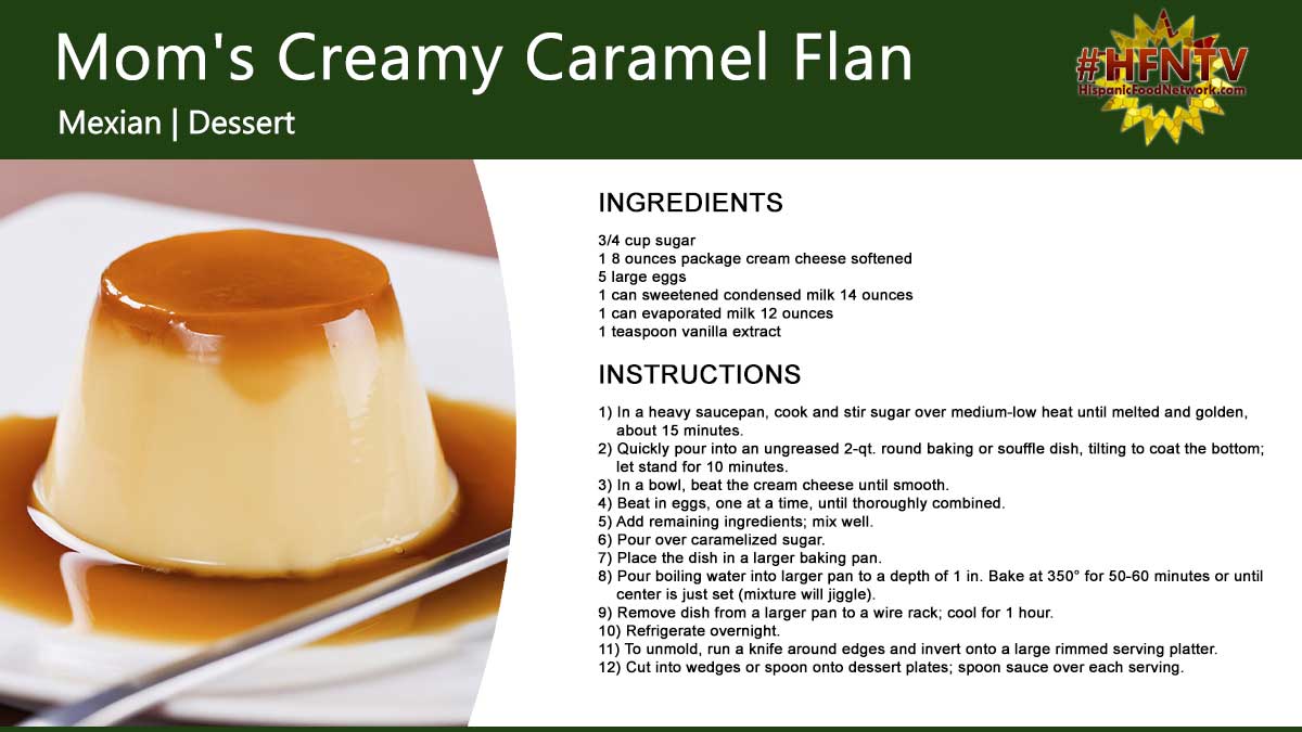 Mom's Creamy Caramel Flan
