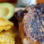 Colombian Coffee Crusted Pork Chops