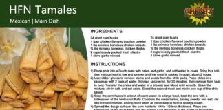 HFN Mexican Tamale Recipe