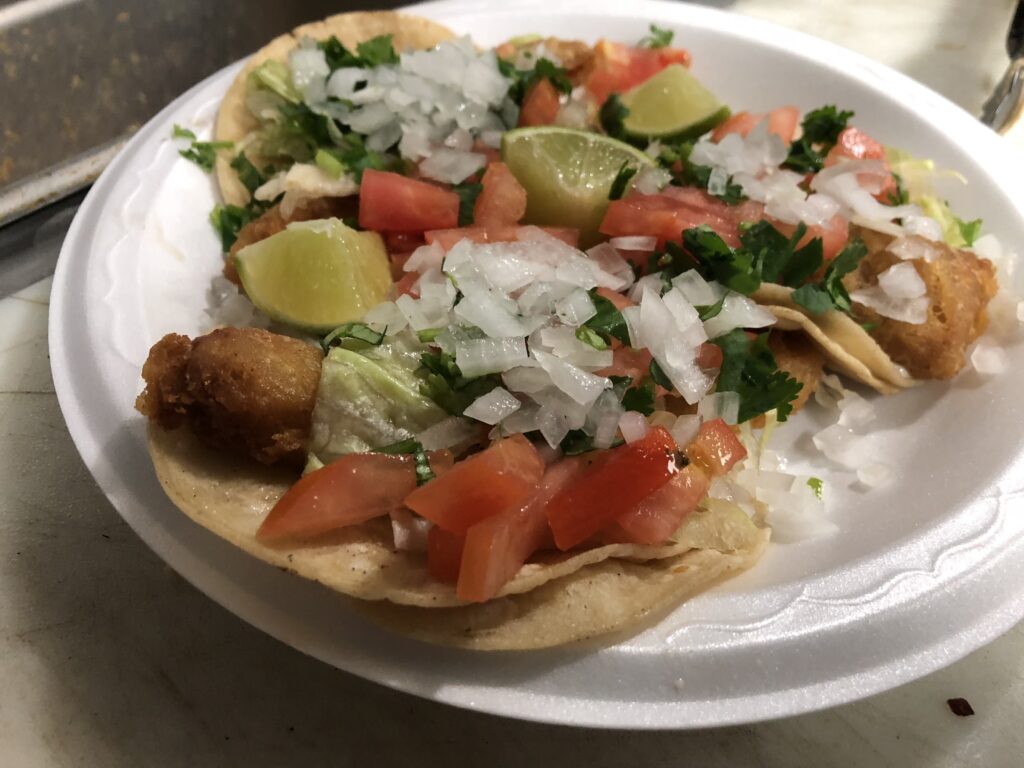 Fish Tacos from Ruby's Taco Truck
