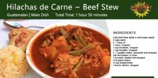 Hilachas de Carne ~ Shredded Beef Stew