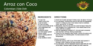 Arroz con Coco ~ Coconut Rice