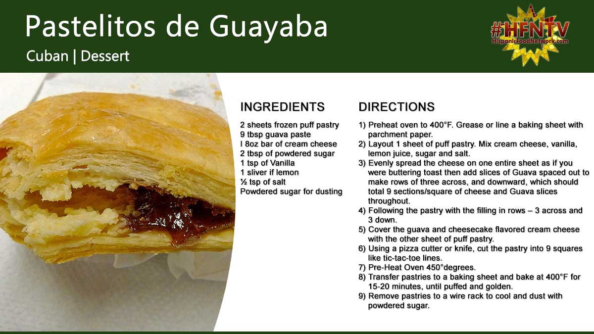 Pastelitos de Guayaba