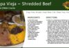 Ropa Vieja ~ Shredded Beef
