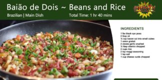 Baião de Dois ~ Beans and Rice