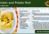 Chicken and Potato Roti