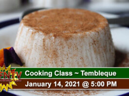 Cooking Class ~ Puerto Rican Tembleque ~ Jan 14th, 2021