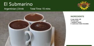 El Submarino ~ Argentinian Hot Chocolate