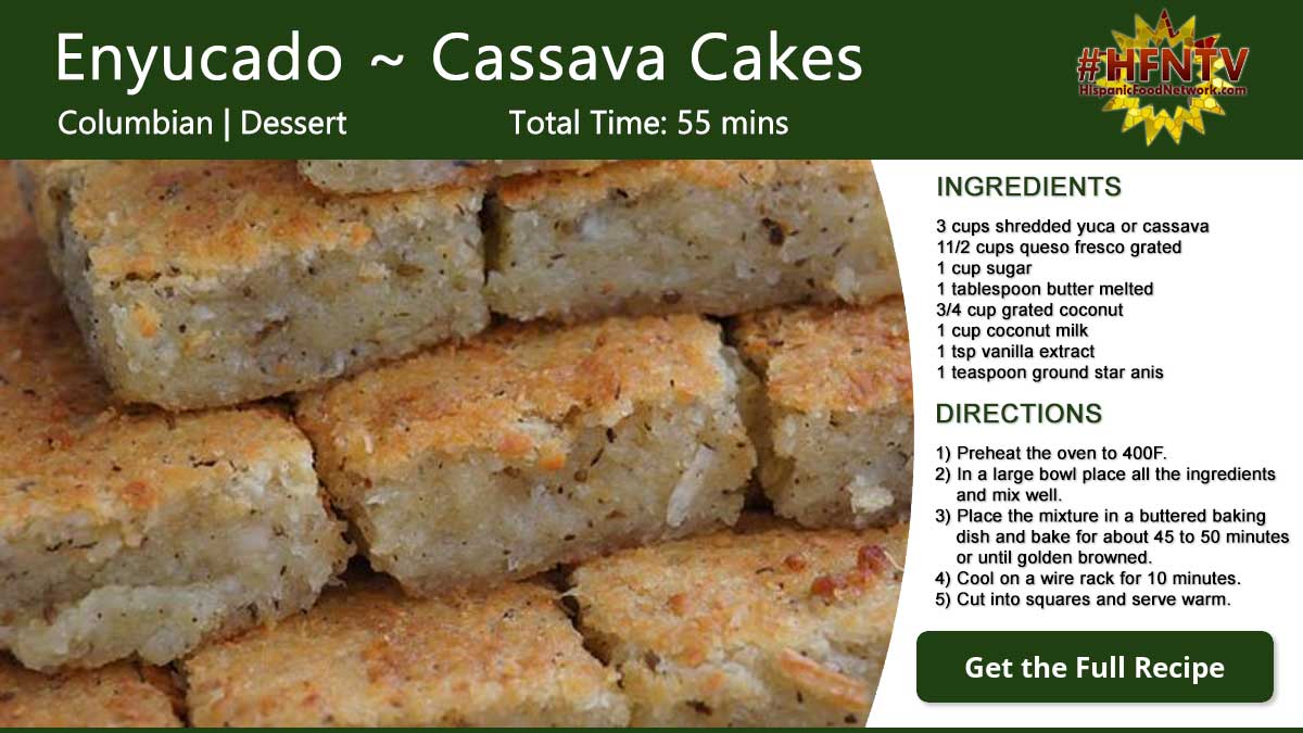 Enyucado ~ Cassava Cheesecake Cake