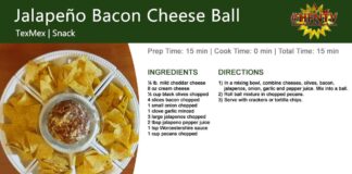 Jalapeño Bacon Cheese Ball