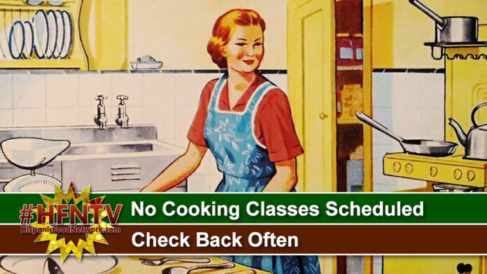 No Cooking Classes Scheduled