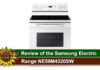 Review of the Samsung Electric Range NE59M4320SW