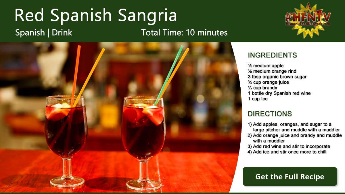 Manzano Garcia Sangria Pitcher, Red with Colors: The Spanish Table