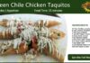 Green Chile Chicken Taquitos
