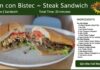 Pan con Bistec ~ Cuban Steak Sandwich Recipe Card