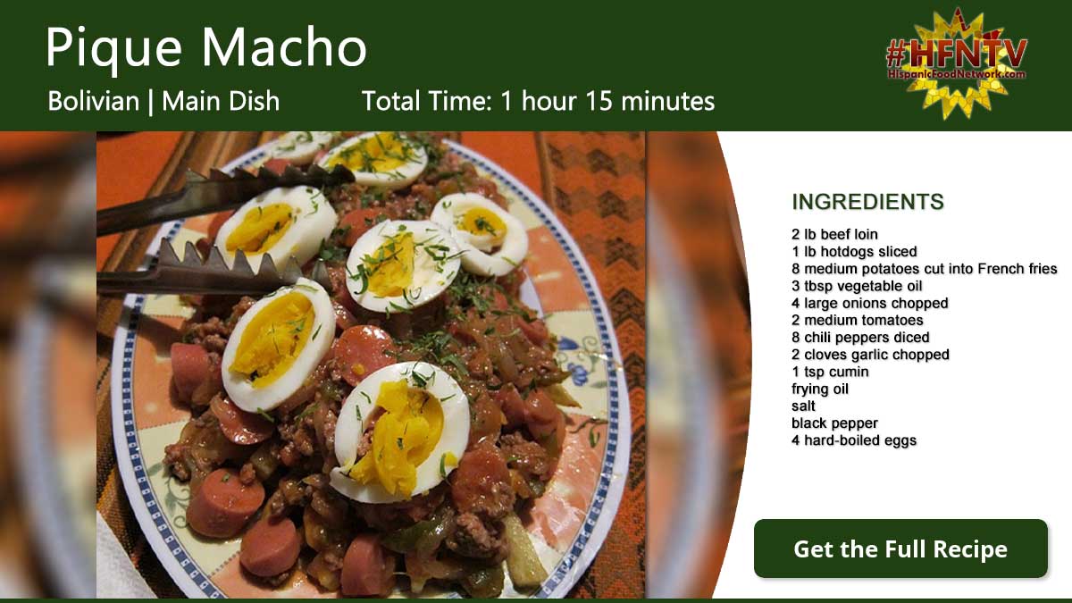 Pique Macho Recipe Card