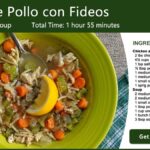 Sopa de Pollo con Fideos - Chicken Noodle Soup