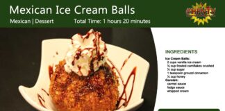 Amazing Mexican Ice Cream Balls Recipe Card