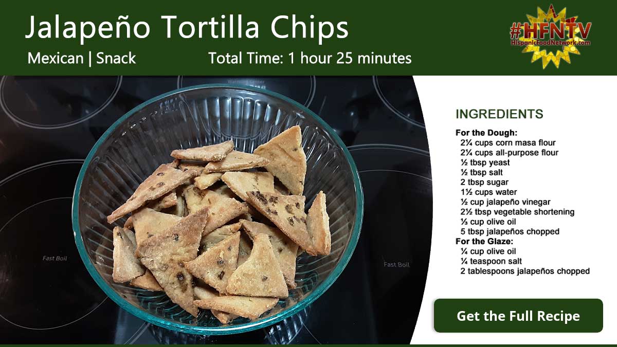 Jalapeño Tortilla Chips Recipe Card
