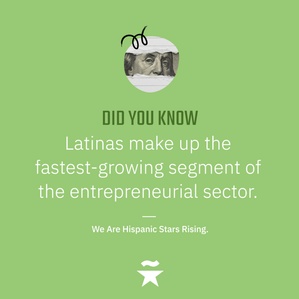 Latinas make up the fastest-growing segment of the entrepreneurial sector.