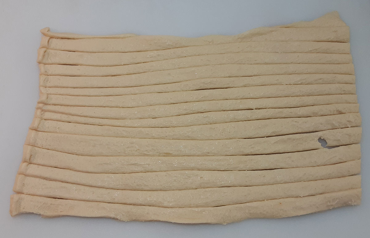 Dough Strips for Bacon Jalapeno Mummies