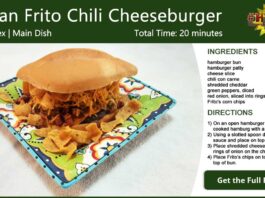 Texan Frito Chili Cheeseburger