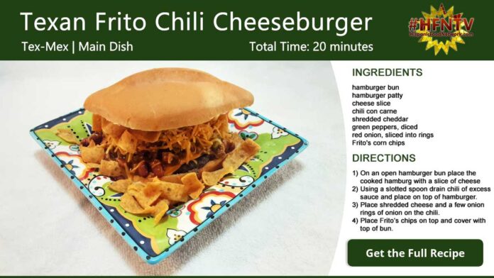 Texan Frito Chili Cheeseburger