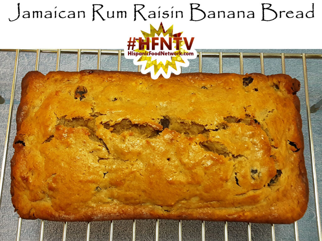 Jamaican Rum Raisin Banana Bread