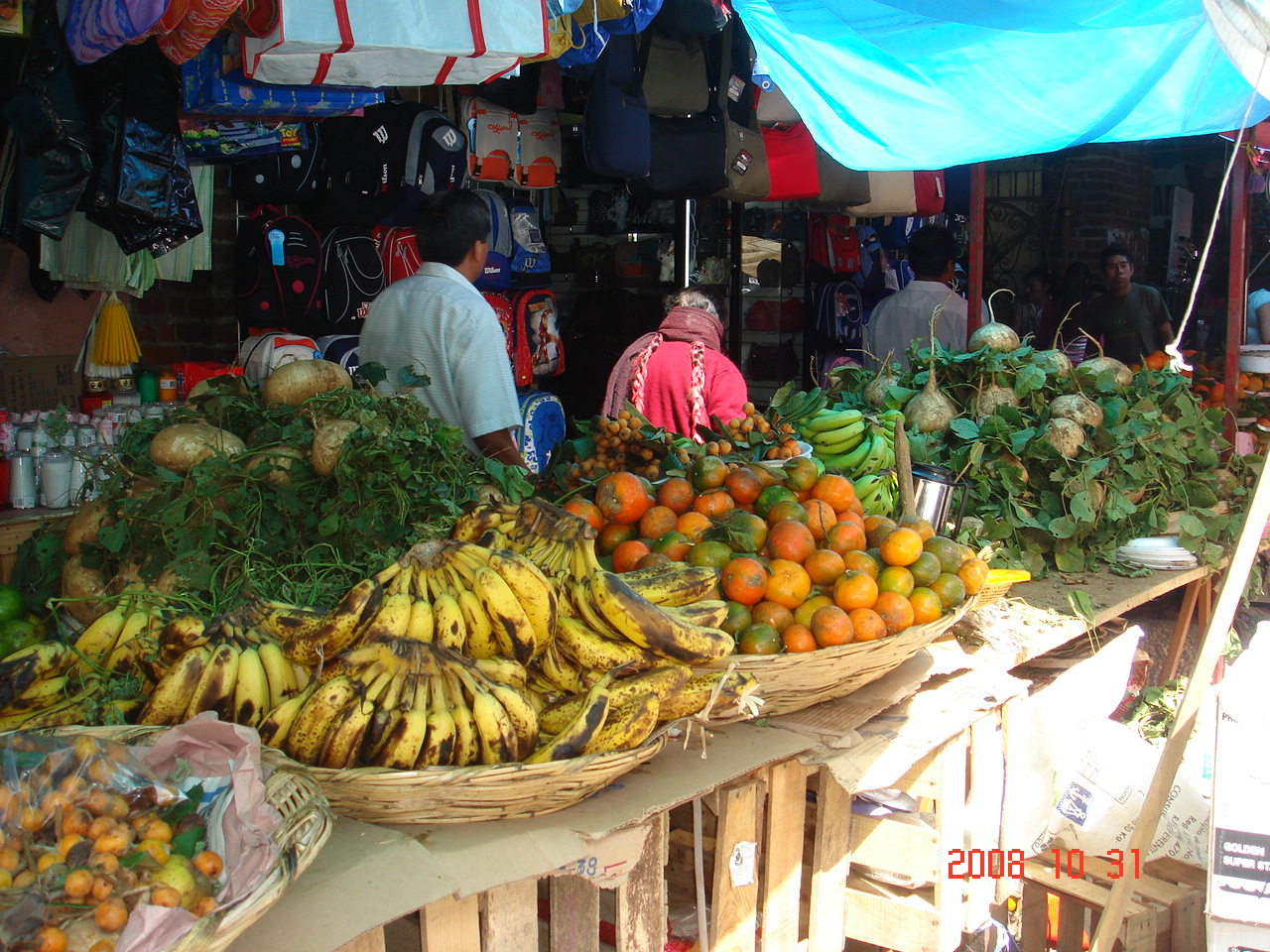 A market in Oaxaca