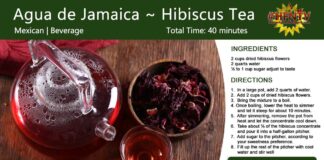 Agua de Jamaica ~ Hibiscus Tea