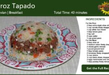 Arroz Tapado Molded Rice