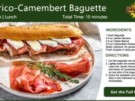 The Iberico-Camembert Baguette