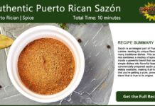 Authentic Puerto Rican Sazón