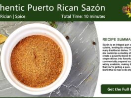 Authentic Puerto Rican Sazón
